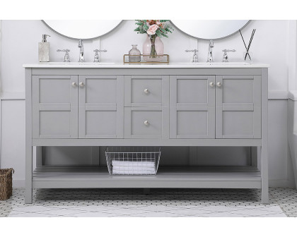 Elegant Bathroom Vanity - Gray (VF16460GR)