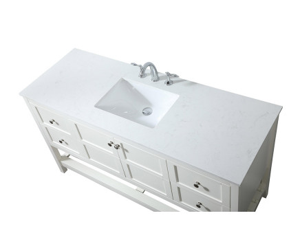 Elegant Bathroom Vanity - White (VF16460WH)