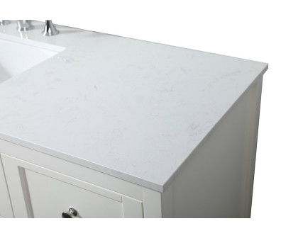 Elegant Bathroom Vanity - White (VF16460WH)