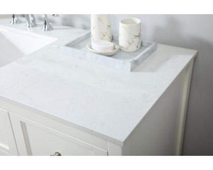 Elegant Bathroom Vanity - White (VF16460WH)