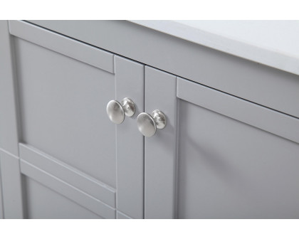 Elegant Bathroom Vanity - Gray, L 72" (VF16472DGR)