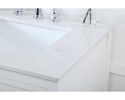 Elegant Bathroom Vanity - White, L 72" (VF16472DWH)