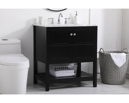 Elegant Bathroom Vanity - Black (VF16530BK)