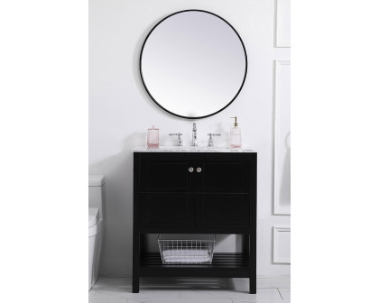 Elegant Bathroom Vanity - Black (VF16530BK)