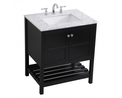 Elegant Bathroom Vanity - Black (VF16530BK)