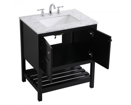 Elegant Bathroom Vanity - Black (VF16530BK)