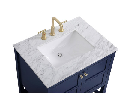 Elegant Bathroom Vanity - Blue (VF16530BL)