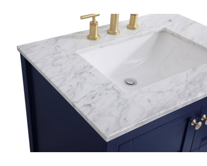 Elegant Bathroom Vanity - Blue (VF16530BL)