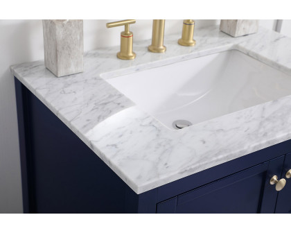 Elegant Bathroom Vanity - Blue (VF16530BL)