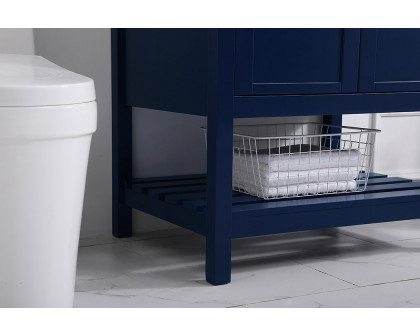 Elegant Bathroom Vanity - Blue (VF16530BL)