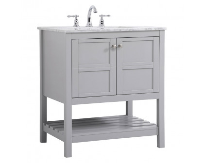 Elegant Bathroom Vanity - Gray (VF16530GR)