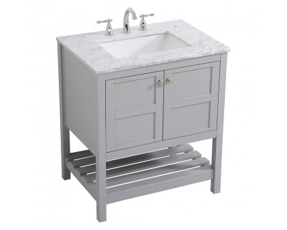 Elegant Bathroom Vanity - Gray (VF16530GR)