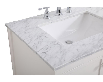 Elegant Bathroom Vanity - White (VF16530WH)