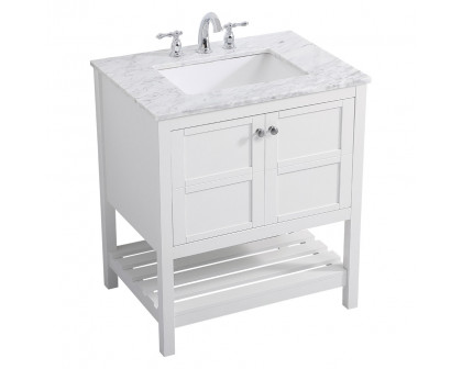 Elegant Bathroom Vanity - White (VF16530WH)