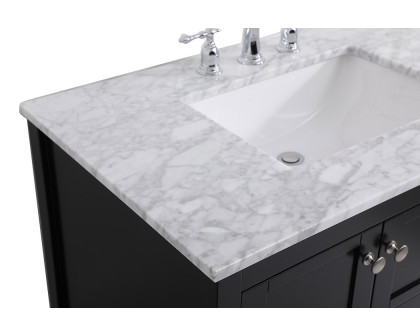 Elegant Bathroom Vanity - Black, L 36" (VF16536BK)