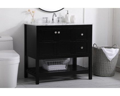 Elegant Bathroom Vanity - Black, L 36" (VF16536BK)