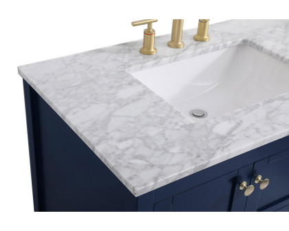 Elegant Bathroom Vanity - Blue, L 36" (VF16536BL)