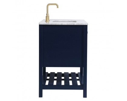 Elegant Bathroom Vanity - Blue, L 36" (VF16536BL)