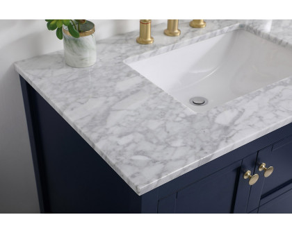 Elegant Bathroom Vanity - Blue, L 36" (VF16536BL)