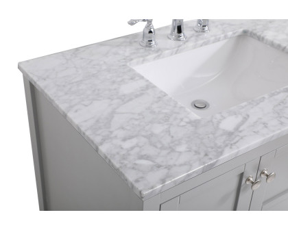 Elegant Bathroom Vanity - Gray, L 36" (VF16536GR)