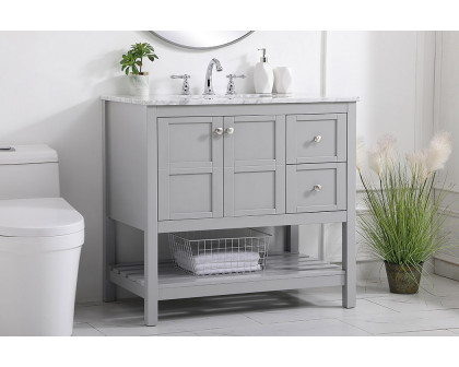 Elegant Bathroom Vanity - Gray, L 36" (VF16536GR)