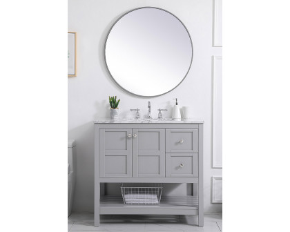 Elegant Bathroom Vanity - Gray, L 36" (VF16536GR)