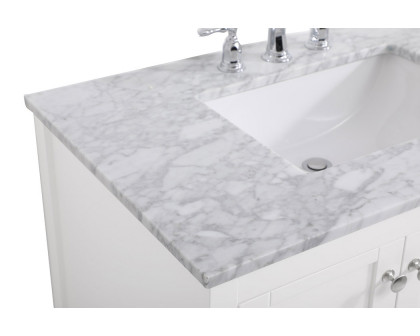 Elegant Bathroom Vanity - White, L 36" (VF16536WH)