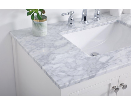 Elegant Bathroom Vanity - White, L 36" (VF16536WH)