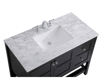 Elegant Bathroom Vanity - Black, L 42" (VF16542BK)