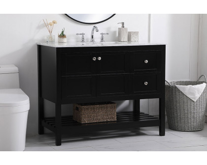 Elegant Bathroom Vanity - Black, L 42" (VF16542BK)