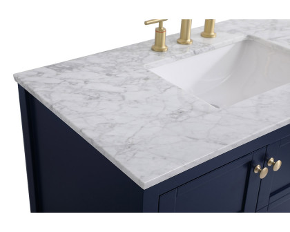 Elegant Bathroom Vanity - Blue, L 42" (VF16542BL)