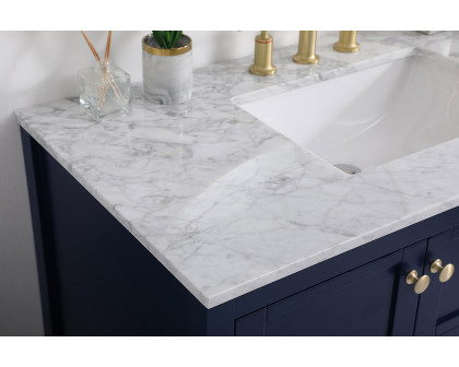 Elegant Bathroom Vanity - Blue, L 42" (VF16542BL)