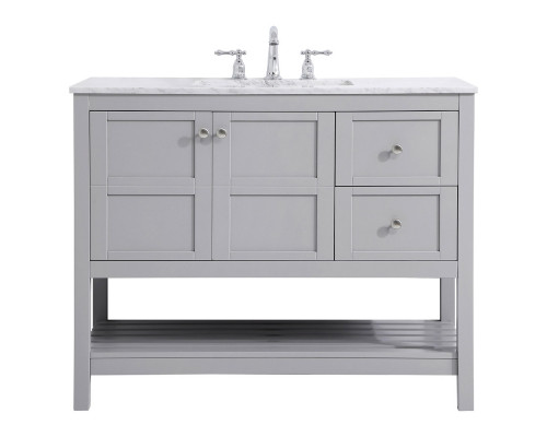 Elegant Bathroom Vanity - Gray, L 42" (VF16542GR)