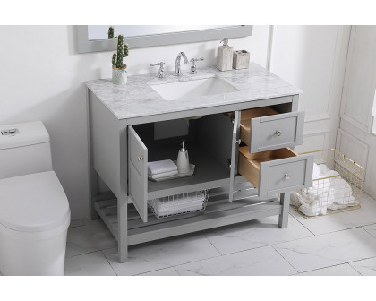 Elegant Bathroom Vanity - Gray, L 42" (VF16542GR)