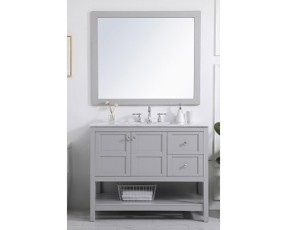 Elegant Bathroom Vanity - Gray, L 42" (VF16542GR)