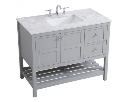 Elegant Bathroom Vanity - Gray, L 42" (VF16542GR)