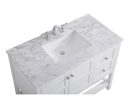 Elegant Bathroom Vanity - White, L 42" (VF16542WH)