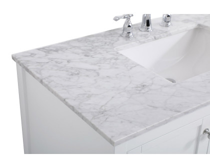 Elegant Bathroom Vanity - White, L 42" (VF16542WH)