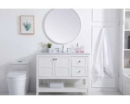 Elegant Bathroom Vanity - White, L 42" (VF16542WH)