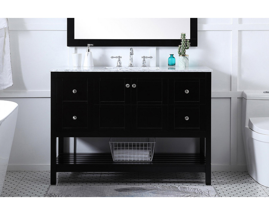 Elegant Bathroom Vanity - Black (VF16548BK)