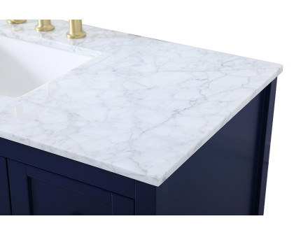 Elegant Bathroom Vanity - Blue (VF16548BL)