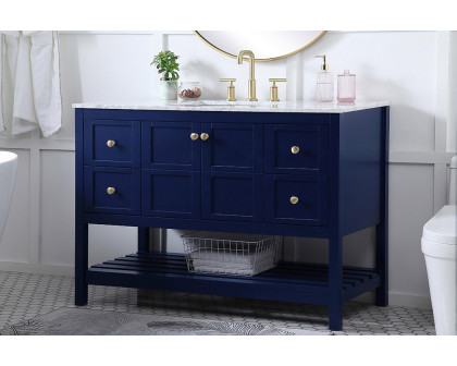 Elegant Bathroom Vanity - Blue (VF16548BL)