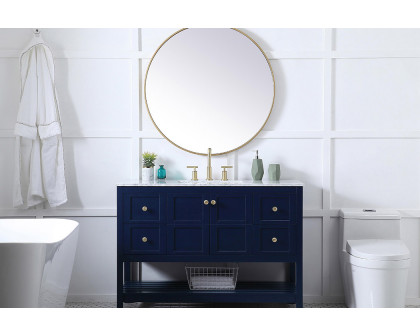 Elegant Bathroom Vanity - Blue (VF16548BL)