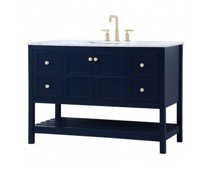 Elegant Bathroom Vanity - Blue (VF16548BL)