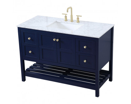 Elegant Bathroom Vanity - Blue (VF16548BL)