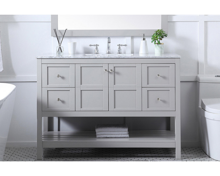 Elegant Bathroom Vanity - Gray (VF16548GR)