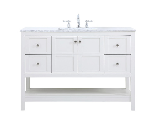 Elegant Bathroom Vanity - White (VF16548WH)