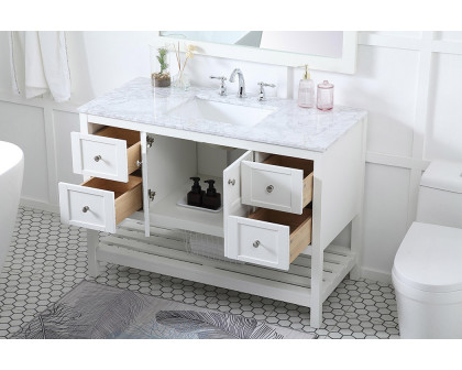 Elegant Bathroom Vanity - White (VF16548WH)