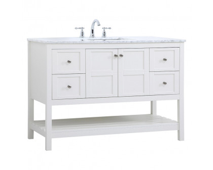 Elegant Bathroom Vanity - White (VF16548WH)