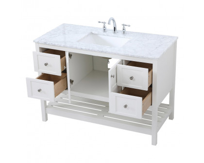 Elegant Bathroom Vanity - White (VF16548WH)